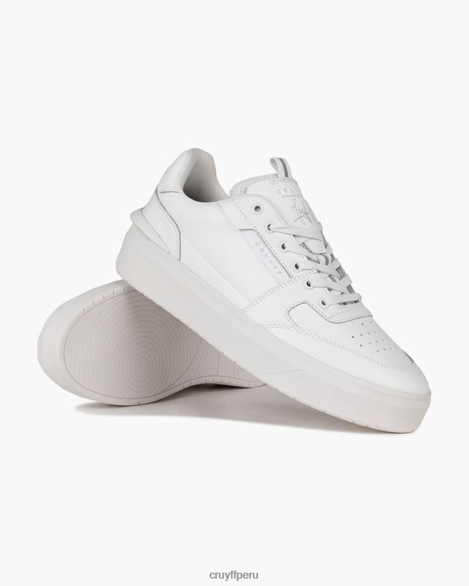 educación física Cruyff tenis avalado blanco 42TR201318 hombres zapatillas