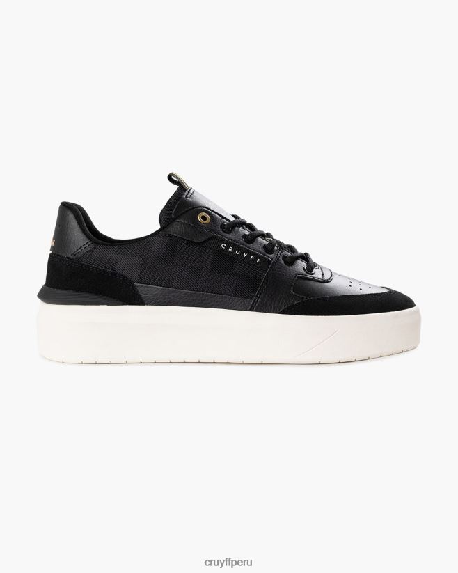 educación física Cruyff tenis avalado oro negro 42TR20343 hombres zapatillas