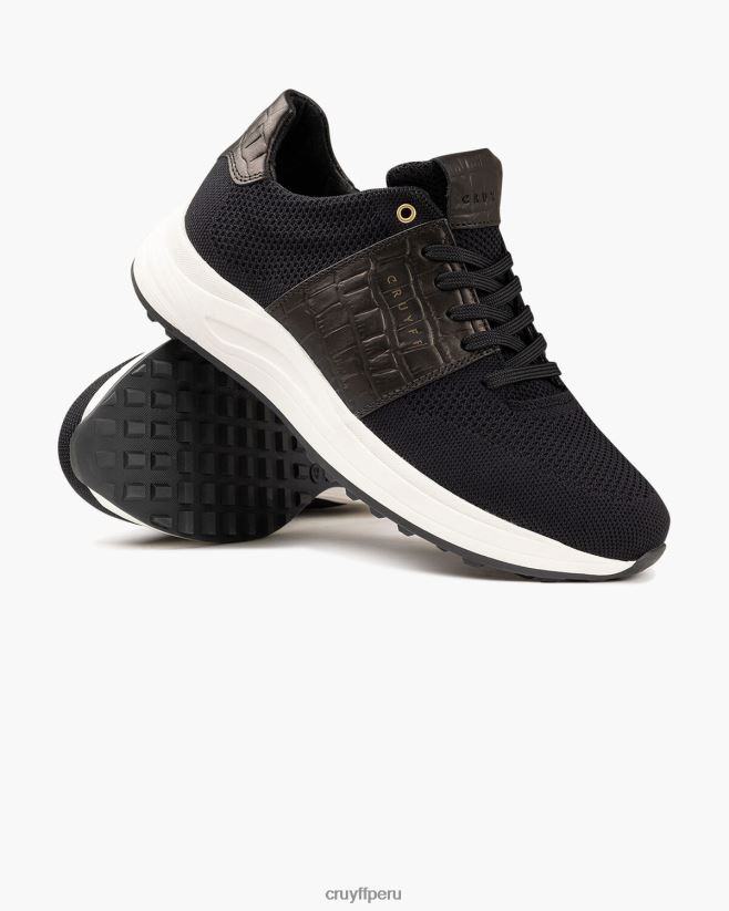 educación física Cruyff yegua larga negro 42TR20494 hombres zapatillas