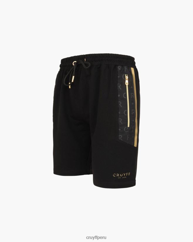 educación física Cruyff jake corto oro negro 42TR2018 hombres bermudas