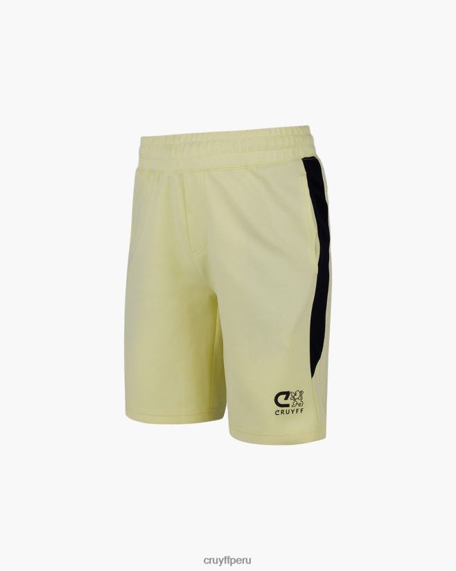 educación física Cruyff joaquim corto amarillo 42TR20709 hombres bermudas