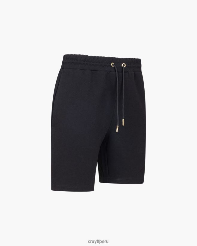 educación física Cruyff pantalones cortos de catón negro 42TR20718 hombres bermudas