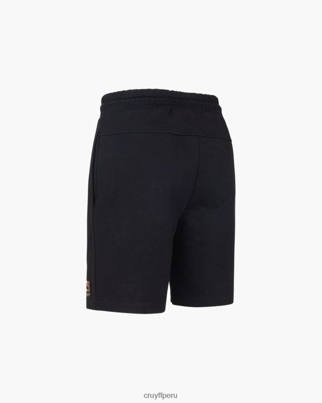 educación física Cruyff pantalones cortos de catón negro 42TR20718 hombres bermudas