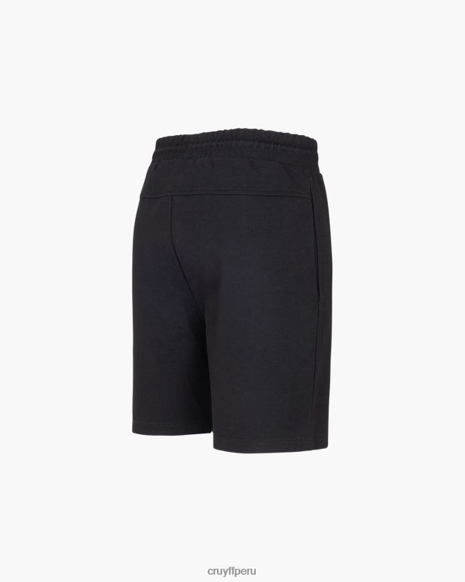 educación física Cruyff pantalones cortos de catón negro 42TR20718 hombres bermudas