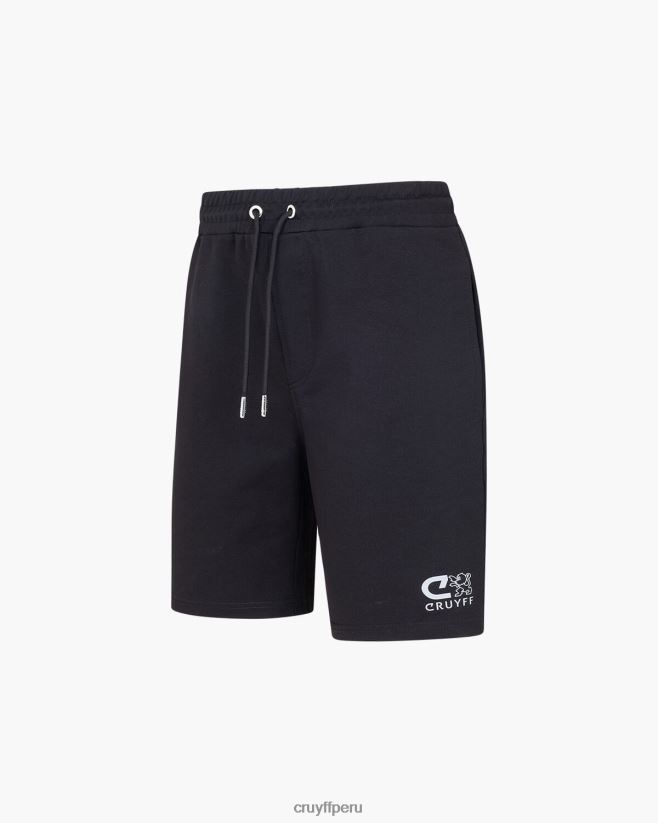educación física Cruyff pantalones cortos de cliente negro 42TR20701 hombres bermudas