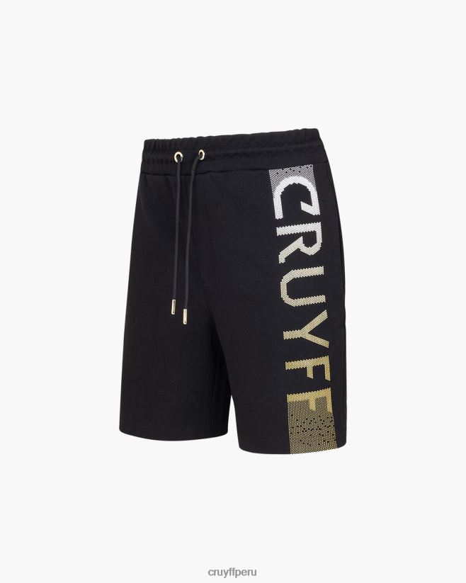 educación física Cruyff pantalones cortos oriol negro 42TR20742 hombres bermudas