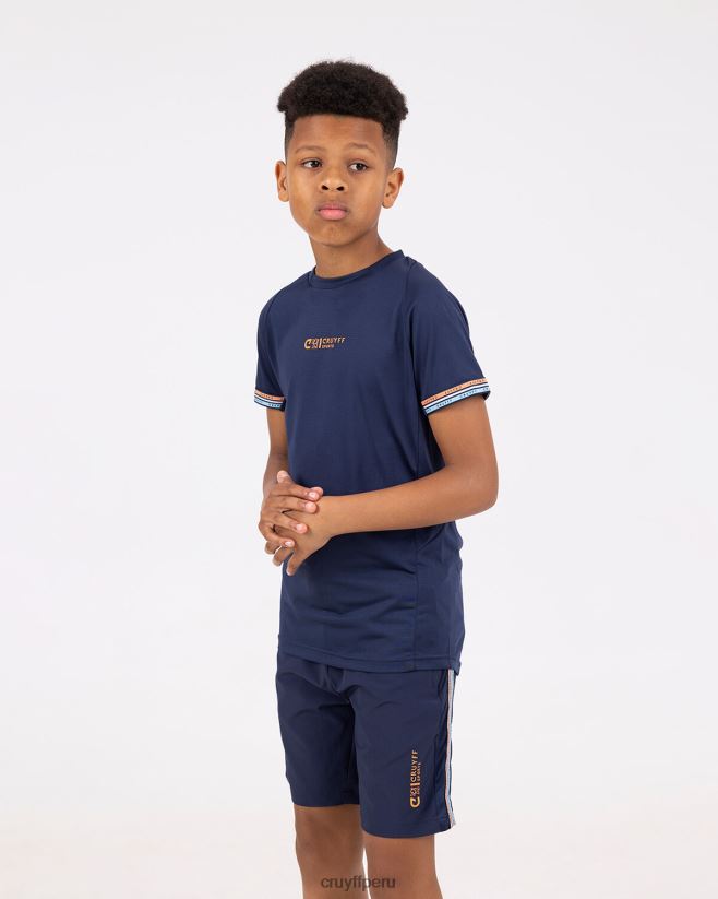 educación física Cruyff pezuña corta azul real 42TR20156 hombres bermudas