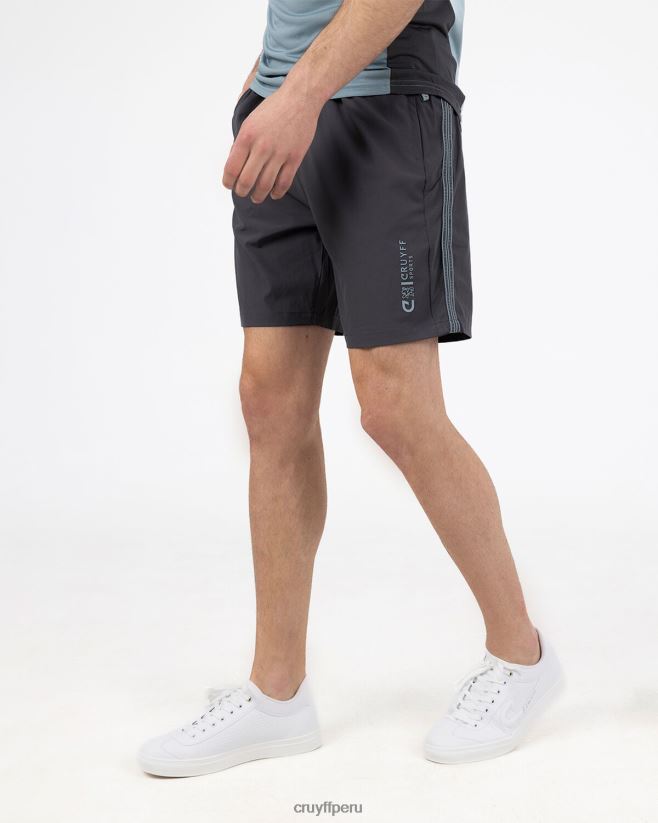 educación física Cruyff pezuña corta gris oscuro 42TR20167 hombres bermudas