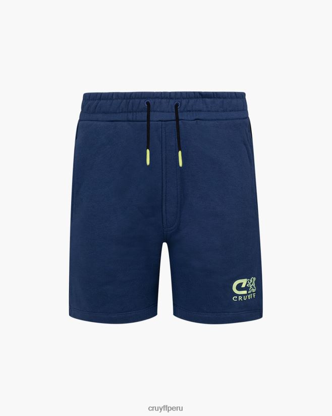 educación física Cruyff refuerzo corto azul marino/amarillo 42TR201190 hombres bermudas