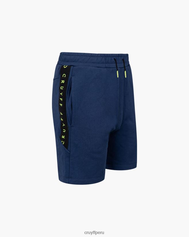 educación física Cruyff refuerzo corto azul marino/amarillo 42TR201190 hombres bermudas