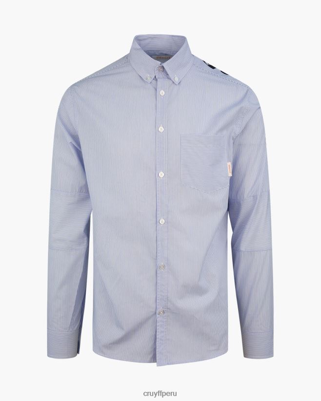 educación física Cruyff camisa bruno azul 42TR20836 hombres camisa