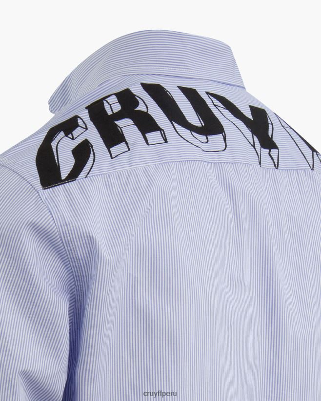 educación física Cruyff camisa bruno azul 42TR20836 hombres camisa