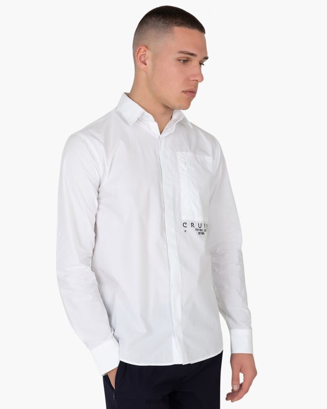 educación física Cruyff camisa yago blanco 42TR20835 hombres camisa