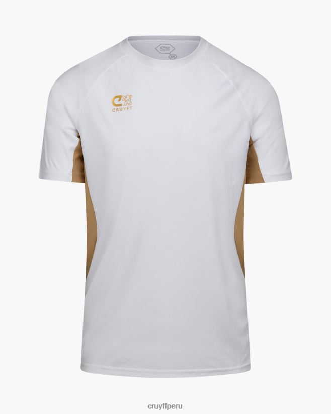 educación física Cruyff camisa de giro tecnológico Oro blanco 42TR20630 hombres camiseta