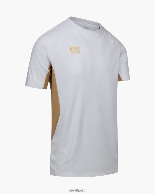 educación física Cruyff camisa de giro tecnológico Oro blanco 42TR20630 hombres camiseta