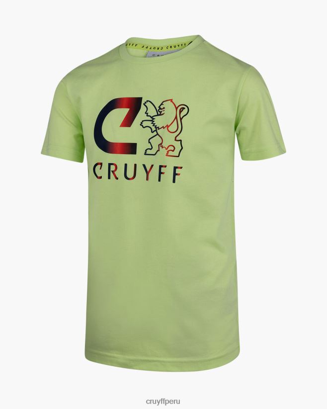 educación física Cruyff camiseta básica amarillo 42TR201207 hombres camiseta