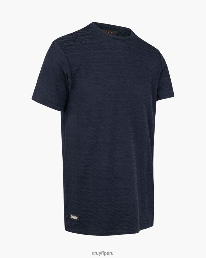 educación física Cruyff camiseta casco jacquard Armada 42TR20502 hombres camiseta