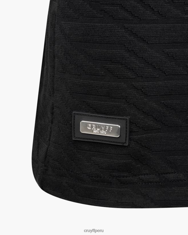 educación física Cruyff camiseta casco jacquard negro 42TR20503 hombres camiseta
