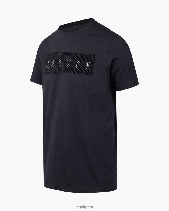 educación física Cruyff camiseta de camuflaje negro 42TR20603 hombres camiseta