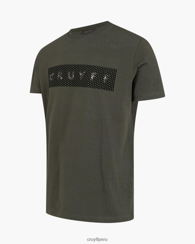 educación física Cruyff camiseta de camuflaje verde 42TR20601 hombres camiseta