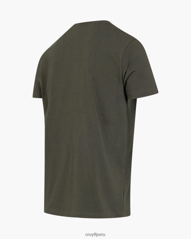 educación física Cruyff camiseta de camuflaje verde 42TR20601 hombres camiseta