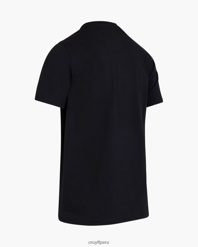 educación física Cruyff camiseta de colombo negro 42TR20254 hombres camiseta
