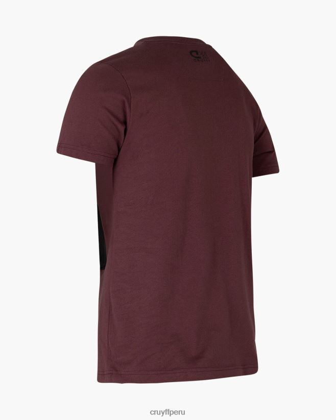 educación física Cruyff camiseta de culebra marrón oscuro 42TR20575 hombres camiseta