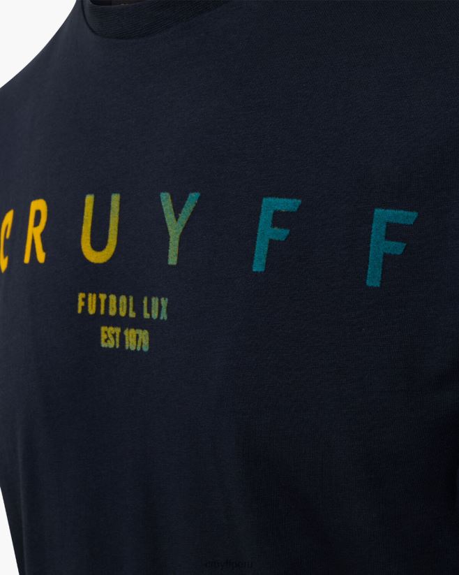 educación física Cruyff camiseta de éder noches azules 42TR20387 hombres camiseta