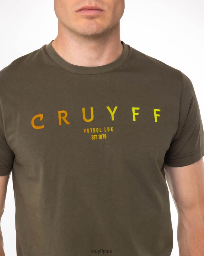 educación física Cruyff camiseta de éder verde 42TR20362 hombres camiseta