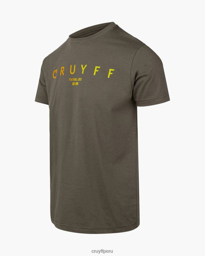educación física Cruyff camiseta de éder verde 42TR20362 hombres camiseta