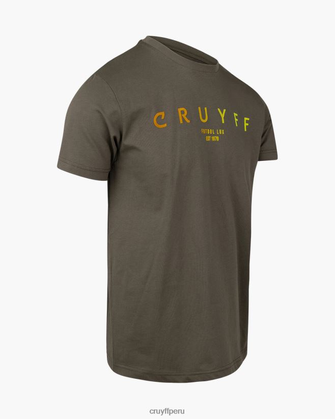 educación física Cruyff camiseta de éder verde 42TR20362 hombres camiseta
