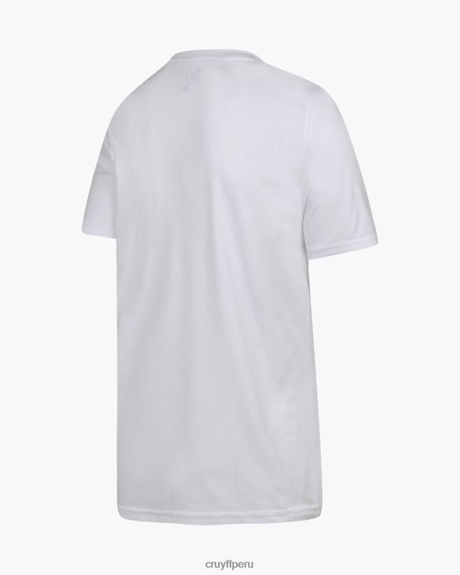 educación física Cruyff camiseta de entrenamiento blanco 42TR20627 hombres camiseta