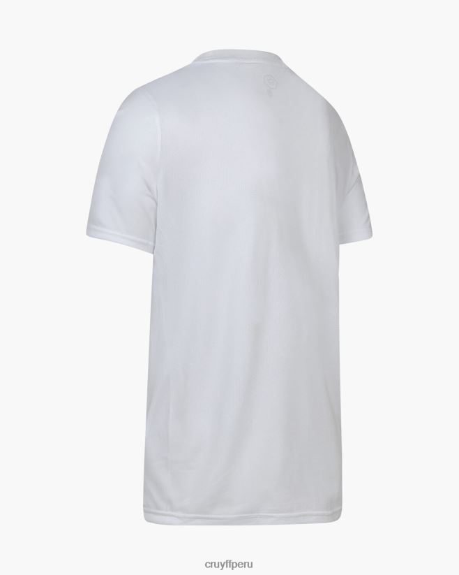 educación física Cruyff camiseta de entrenamiento blanco 42TR20627 hombres camiseta