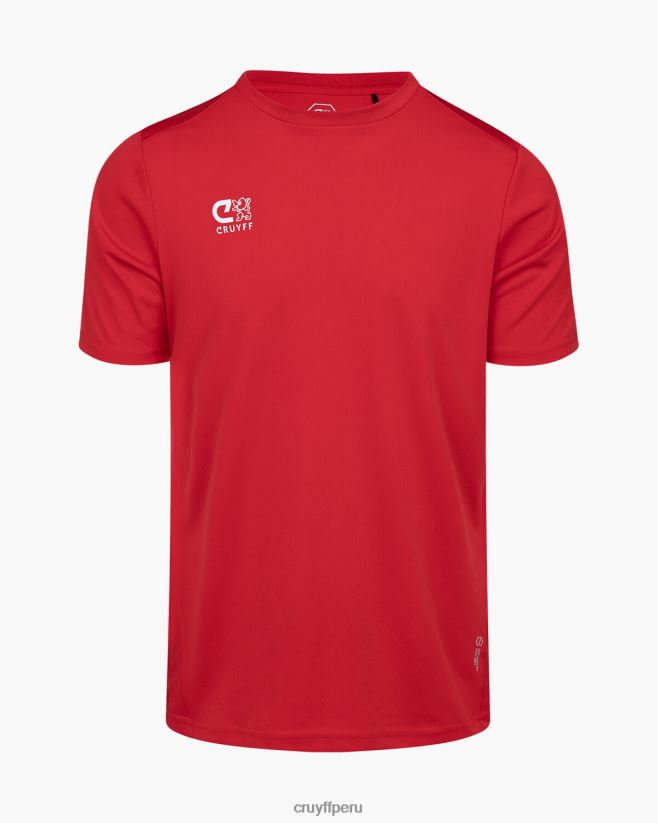 educación física Cruyff camiseta de entrenamiento rojo 42TR20628 hombres camiseta