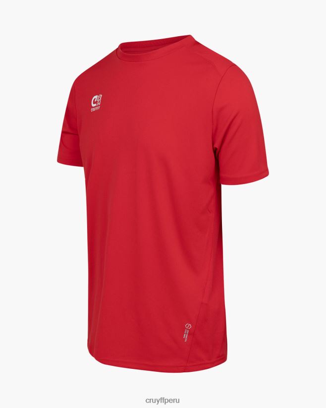 educación física Cruyff camiseta de entrenamiento rojo 42TR20628 hombres camiseta