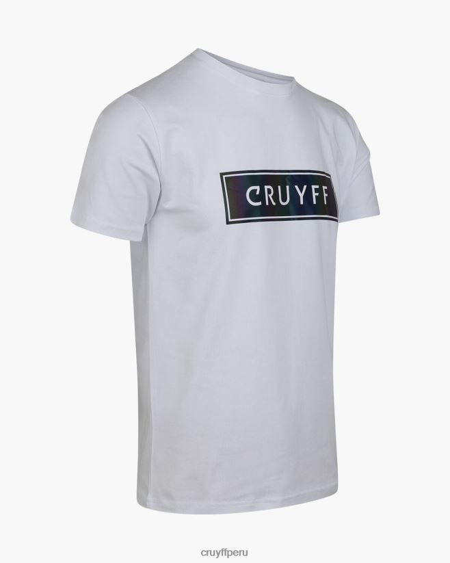 educación física Cruyff camiseta de jim blanco 42TR20422 hombres camiseta