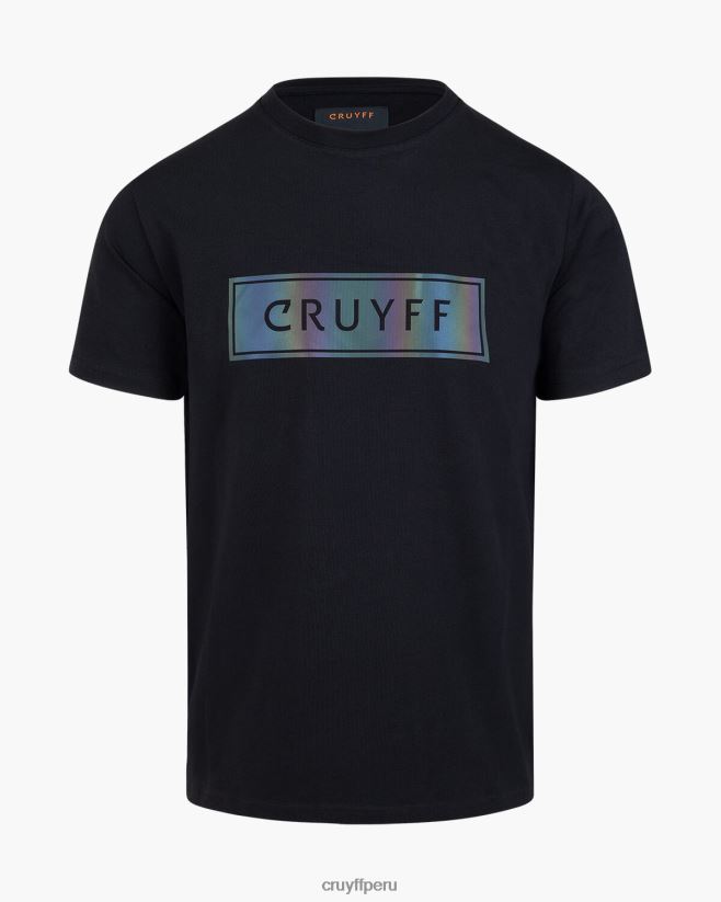 educación física Cruyff camiseta de jim negro 42TR20423 hombres camiseta