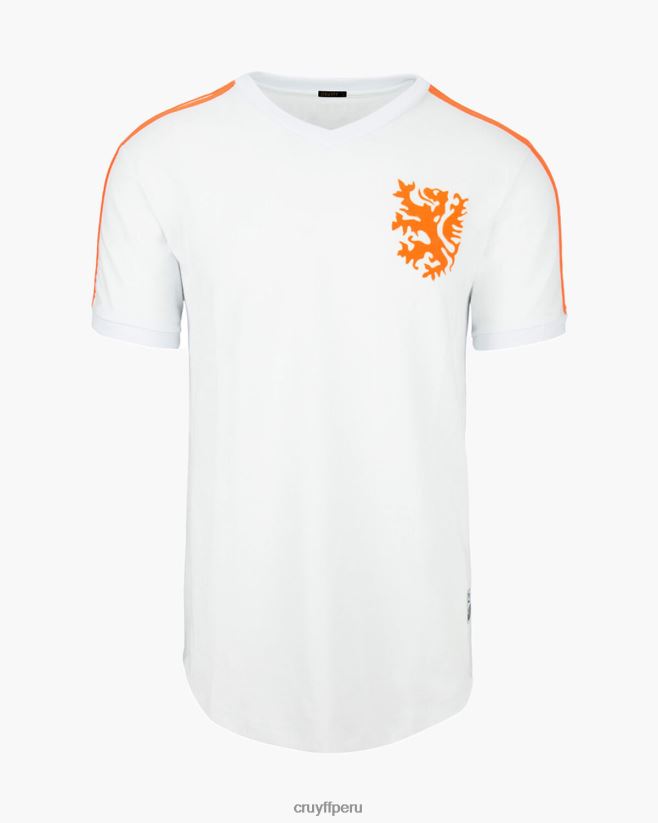 educación física Cruyff camiseta de la copa del mundo blanco 42TR20788 hombres camiseta