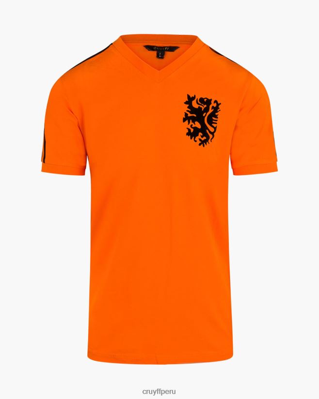 educación física Cruyff camiseta de la copa del mundo naranja 42TR20785 hombres camiseta