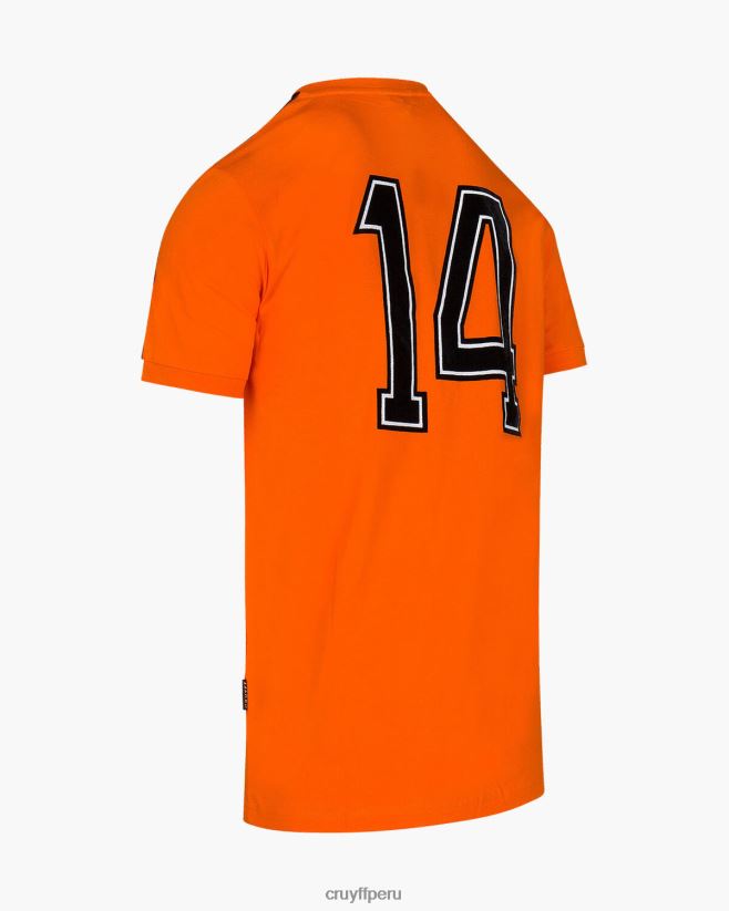 educación física Cruyff camiseta de la copa del mundo naranja 42TR20785 hombres camiseta