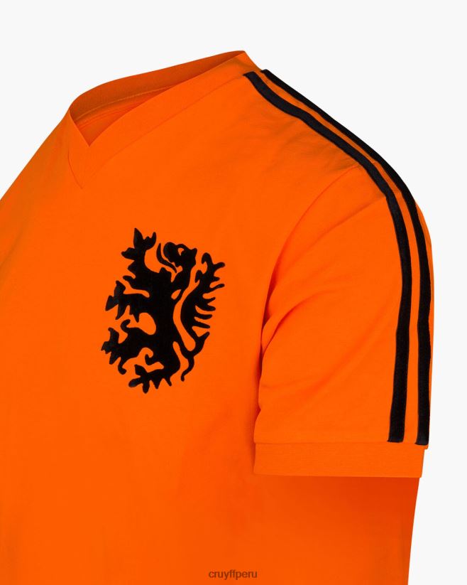 educación física Cruyff camiseta de la copa del mundo naranja 42TR20785 hombres camiseta