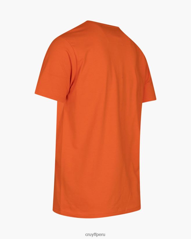 educación física Cruyff camiseta de rayos naranja 42TR20206 hombres camiseta