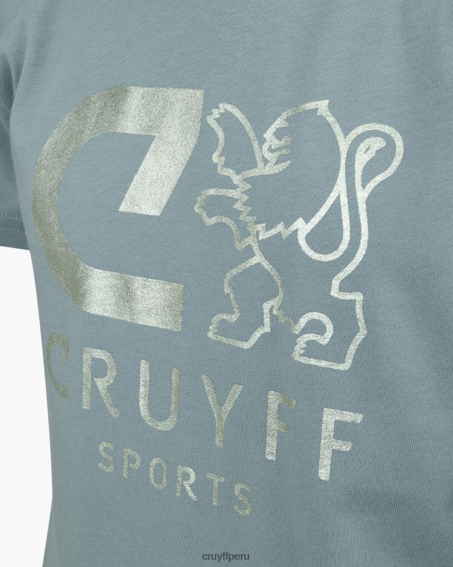 educación física Cruyff camiseta de refuerzo azul 42TR2062 hombres camiseta