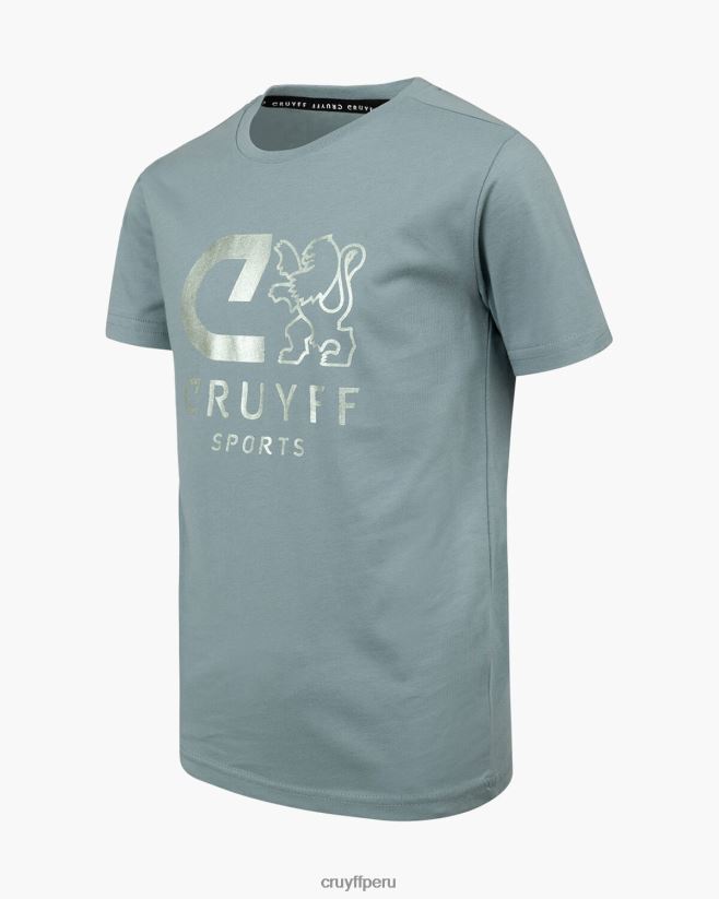 educación física Cruyff camiseta de refuerzo azul 42TR2062 hombres camiseta