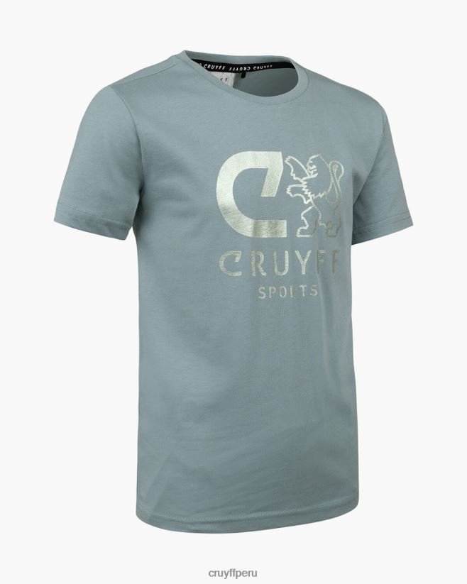 educación física Cruyff camiseta de refuerzo azul 42TR2062 hombres camiseta