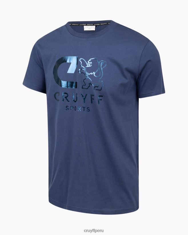 educación física Cruyff camiseta de refuerzo azul real 42TR2029 hombres camiseta