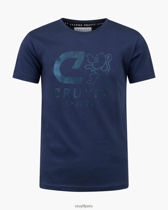educación física Cruyff camiseta de refuerzo azul real 42TR2064 hombres camiseta