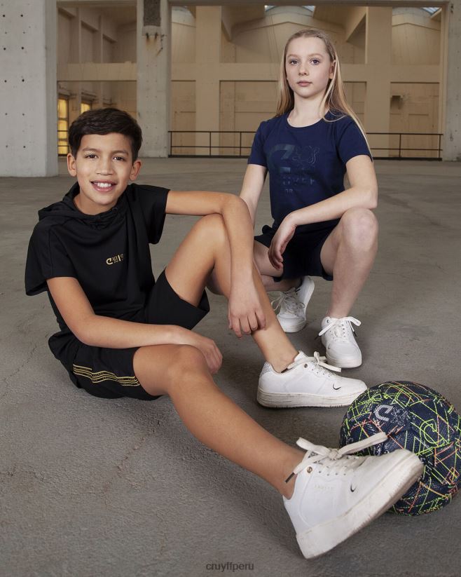 educación física Cruyff camiseta de refuerzo azul real 42TR2064 hombres camiseta