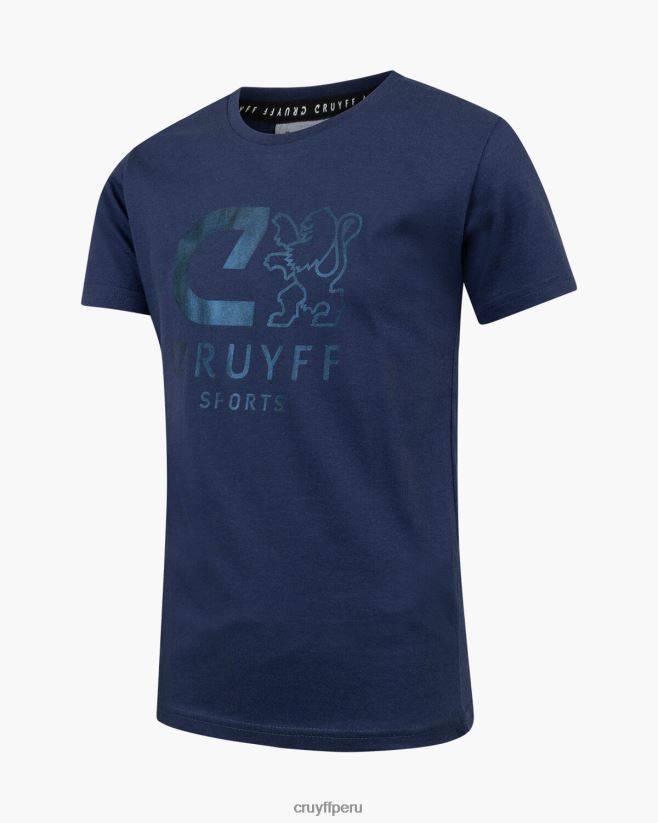 educación física Cruyff camiseta de refuerzo azul real 42TR2064 hombres camiseta