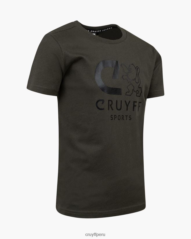 educación física Cruyff camiseta de refuerzo ejercito verde 42TR2063 hombres camiseta